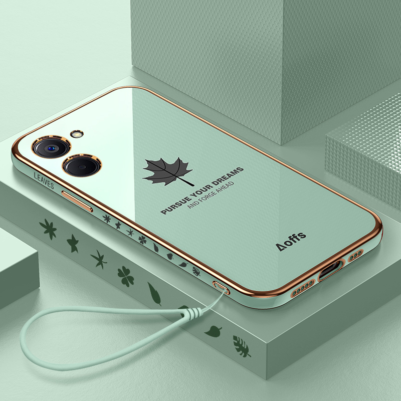 适用realmeV30防摔手机壳送钢膜