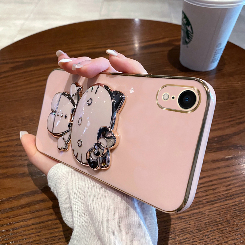 苹果xr手机壳iPhoneXR新款iphone硅胶iponexr保护x套R女rx带镜子cr可爱xl2022年ipxr专用×r平果xe支架xa外壳 3C数码配件 手机保护套/壳 原图主图