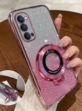 适用OPPOReno4手机壳OPPO新款Reno45G保护5G套opporeon透明硅胶oppor全包防摔0pp0ppo女男高级感opporone男士