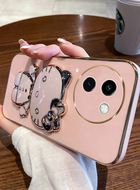 适用vivoY100+手机壳Y100十vivo新款voviy全包防摔viviy硅胶保护vovoy套viv0步步高voy丫1OO加女男带支架外壳