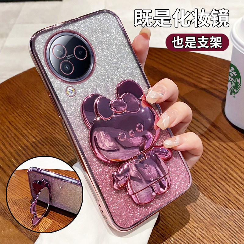 适用小米Civi3防摔软手机壳支架