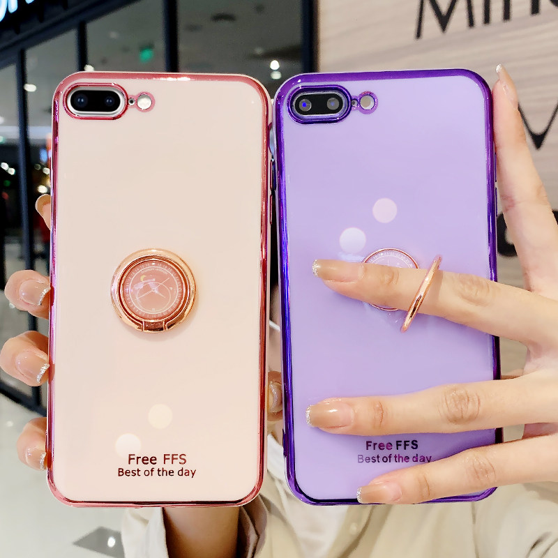 适用于苹果7plus手机壳iphone7plus保护套硅胶iphone 7plus全包防摔软壳7p网红时尚新款少女款个性潮牌高端韩