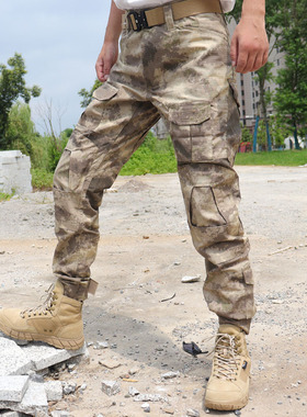 美式511战术裤男户外废墟迷彩体能军训裤耐磨工装裤春秋束脚长裤