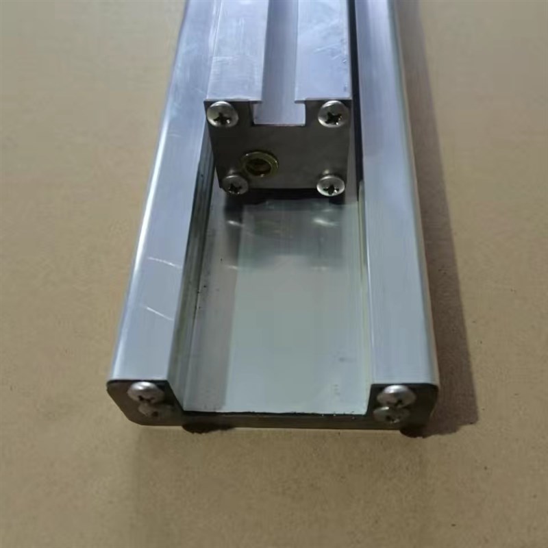 精密折叠推台锯隐形导轨 加厚铝合金滑轨双O隐形直线静音导轨配件