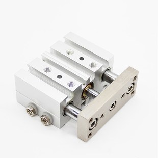 15X20X25X30X35X40X50X75X100 三轴三杆带导杆气缸TCM20 25X10