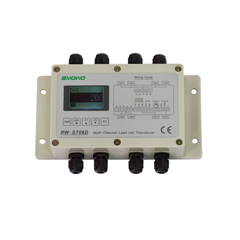 多通道数字称重变送器RW-ST06D天贺RS485压力讯号六路MODBUS通讯