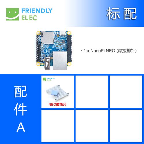 友善NanoPi NEO超小全志H3开发板 支持Ubuntu/Armbian