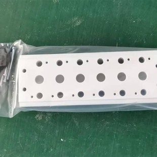 电磁阀固定底座4V210 08连接汇流板200M系列2位3位4位5位汇流排板