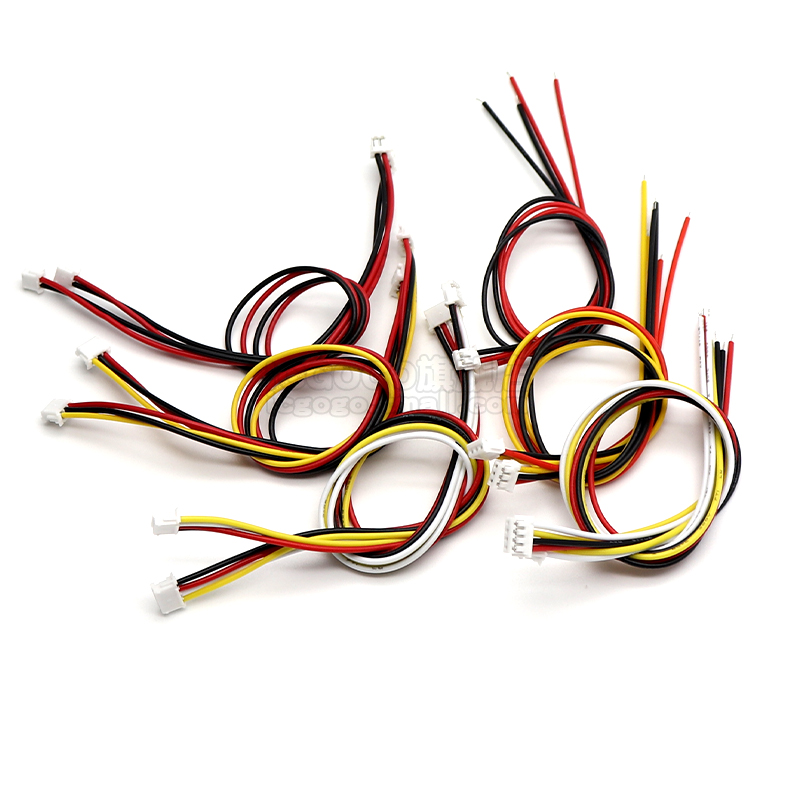 ZH1.5mm 2/3/4/5/6/7/8/9/10/12P单/双头电子端子线 长10CM连接线