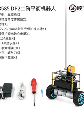二阶平衡机器人B585 DP2倒立摆两轮自平衡STM32智能小车LQR控制
