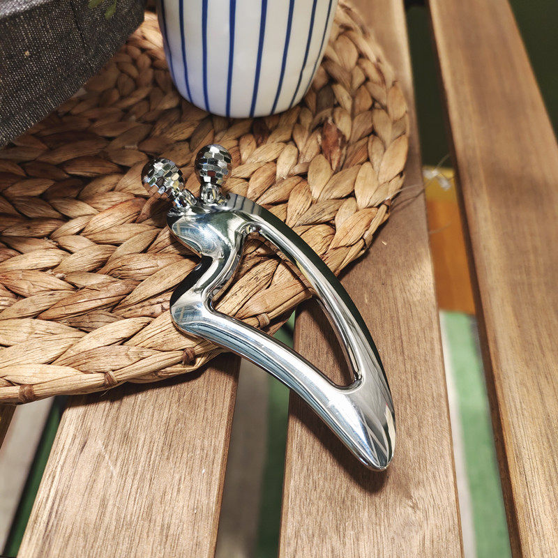 多功能合金滚轮刮痧板瘦脸仪家用手动提拉紧致法令纹V脸拨筋板