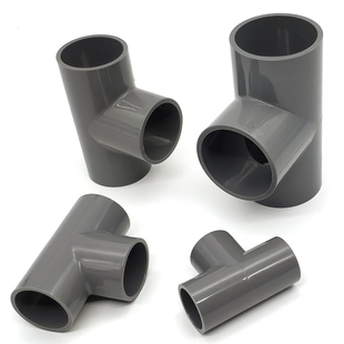 华亚UPVC正三通 鱼缸upvc塑料自来水管件水管接头水族给水等径