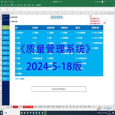 质量管理系统QMS含五大工具
