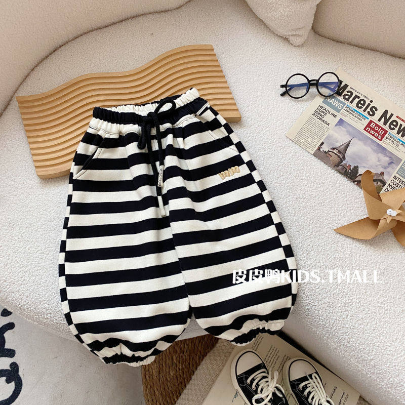 儿童秋季卫衣男童韩版百搭运动裤小童洋气休闲裤宝宝新款秋装裤子