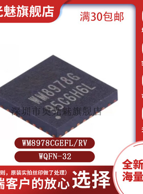 原装 WM8978CGEFL/RV QFN-32 手机音频芯片 WM8978GEFL