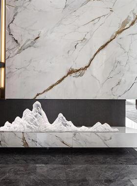 别墅庭院透明树脂假山雕塑样品屋展示中心样板房风水景摆件工艺术