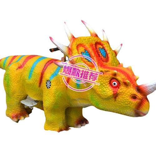 年新款儿童动物恐龙电瓶车遥控扫码投币骑行车游乐设备厂家定制