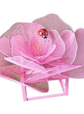 户外大型不锈钢花朵蒲公英镂空雕塑铁艺植物园林景观发光装饰摆件