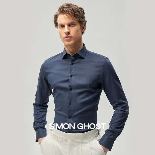 SIMONGHOST长袖衬衫男士衬衫