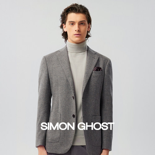 灰色西装单西SIMONGHOST