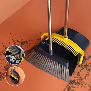组合家用软毛扫帚扫地不沾头发笤帚撮箕网红捎 折叠扫把簸箕套装