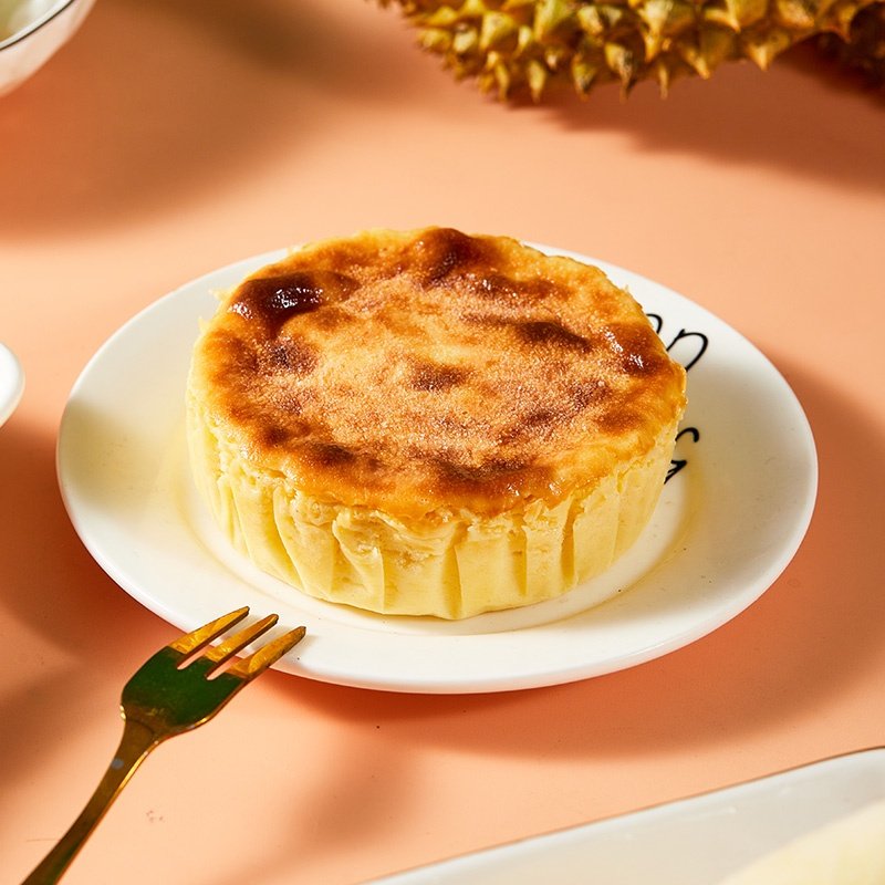 榴力量巴斯克榴莲芝士蛋糕奶酪