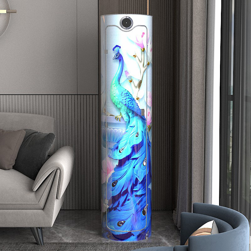 家用门口创意个性北欧旋转鞋架圆形圆柱收纳柜玄关阳台防尘多鞋柜