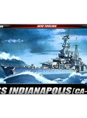 天易模型 爱德美 14107 印第安纳波利斯号重巡CA-35 1/350