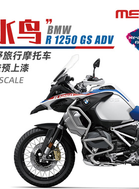 天易 MENG 1/9 MT-005S 宝马 R 1250 水鸟越野旅行摩托车悦色版