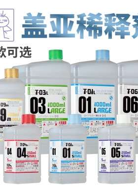 天易模型 GAIA盖亚 模型油漆 油性稀释剂 脱漆溶剂洗笔液 T01 T06
