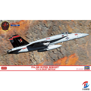 天易模型 长谷川拼装飞机 02424 F/A-18E 超级大黄蜂 战斗机VX-31