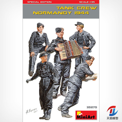 天易模型 MINIART 35275 1/35 坦克乘员组(1944年诺曼底）