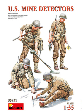 天易模型 MiniArt 35251 1/35 美军排雷工兵 拼装模型