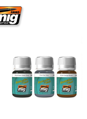 天易模型 AMMO MIG 7414 德早期飞机涂装 旧化套装35ml*3瓶