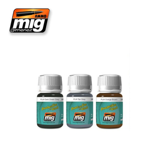 天易模型 AMMO MIG 7414 德早期飞机涂装 旧化套装35ml*3瓶