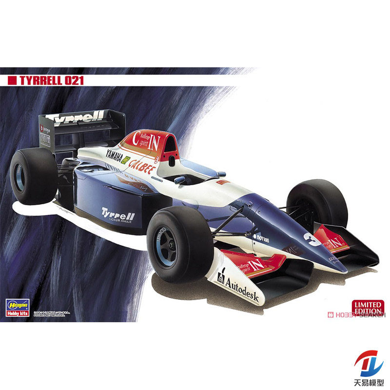 天易模型 长谷川拼装模型 1/24 TYRRELL 021 20690 - 实物图