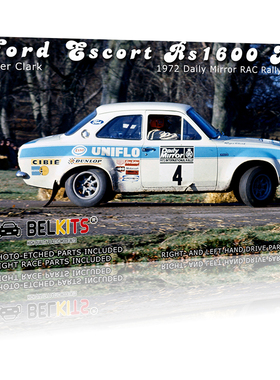 天易模型 Belkits BEL007 1/24 福特 ESCORT MK.1 英国拉力赛1972
