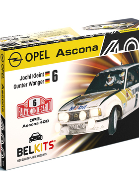 天易模型 Belkits BEL019 1/24 欧宝 Ascona 400 蒙特卡洛站 1981