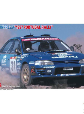 天易模型 长谷川 1/24 斯巴鲁IMPREZA 97葡萄牙拉力赛 20483