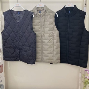 爆款 保暖马甲背心羊毛气绒立领拉链款 防冻百搭 新款 香蜜闺秀男士