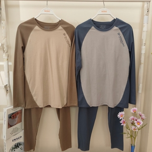 香蜜闺秀25305024男女大童棉质冬季 抗静电 圆领保暖衣10A抗菌长袖