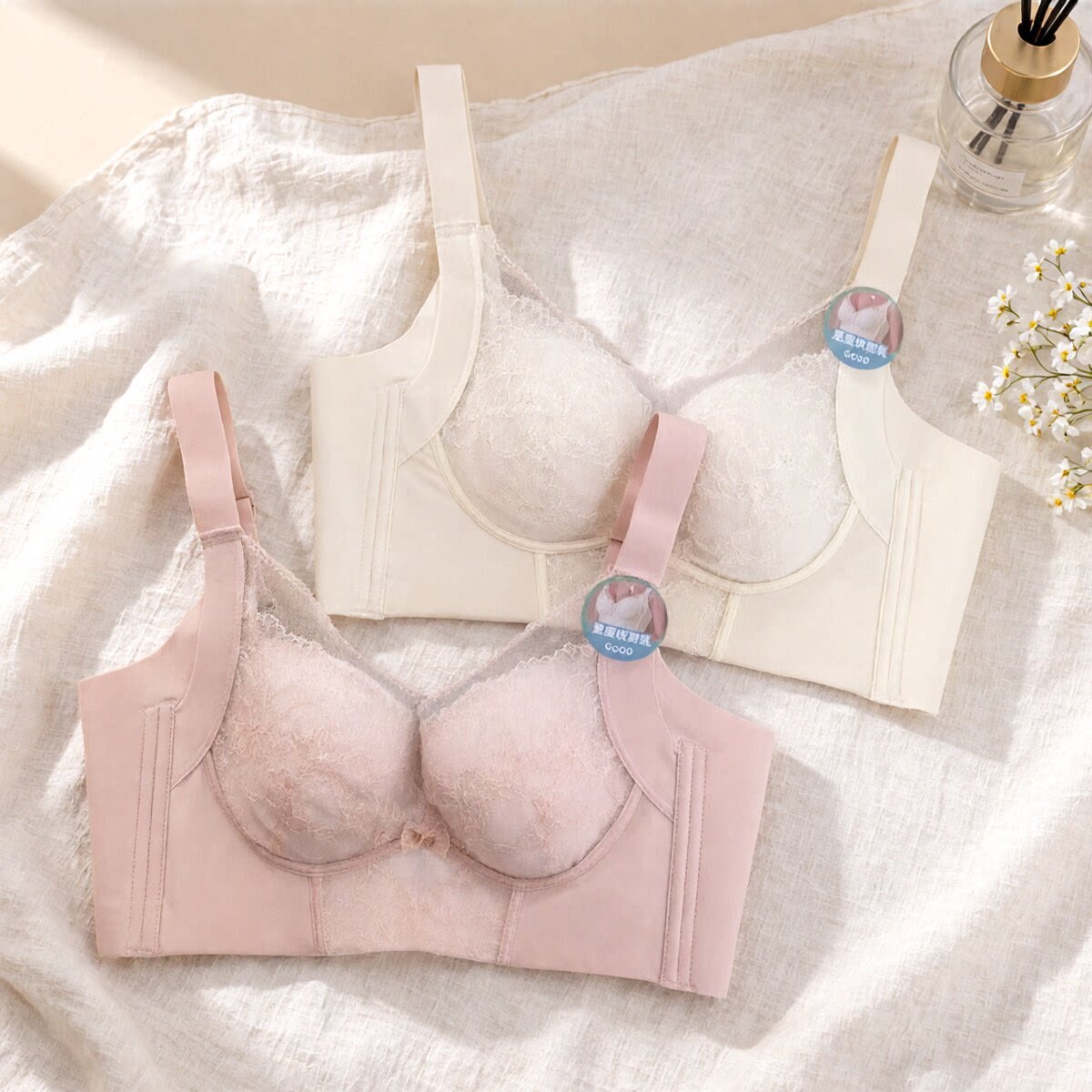 香蜜闺秀B杯聚拢收副乳文胸