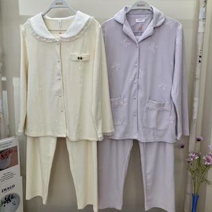 香蜜闺秀25403007女生甜美可爱牛奶绒套装 秋冬中厚可外穿家居服