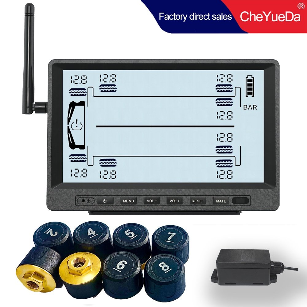 车悦达8轮货车外置胎压检测消防车营运车矿车公交车胎压监测器