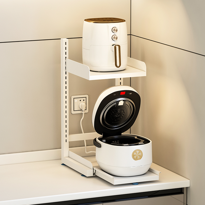 首奇层高可调电饭煲置物架