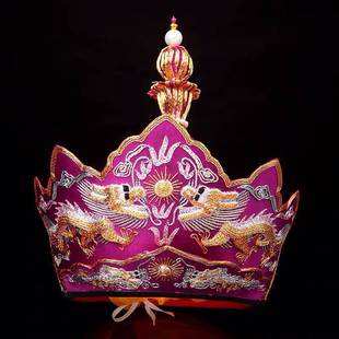 23新款纯手工毗卢帽毗罗帽五佛冠毗僧帽法师帽五佛帽