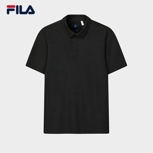 FILA 斐乐官方男子针织短袖POLO衫2026夏通勤舒适上衣F11M622112F
