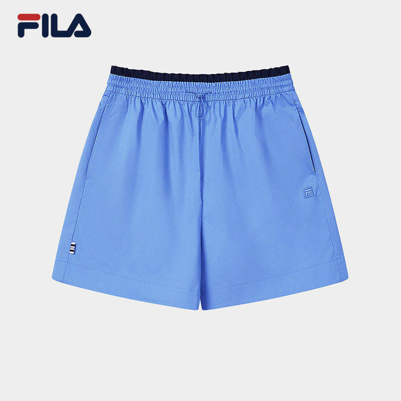 FILA 斐乐官方女士梭织短裤2026夏休闲三分裤双腰头F11W628807F