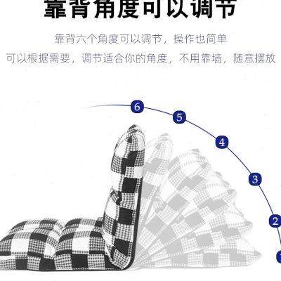 懒人沙发榻榻米可折叠单人小沙发床上电脑椅宿舍飘窗日式靠背椅u.