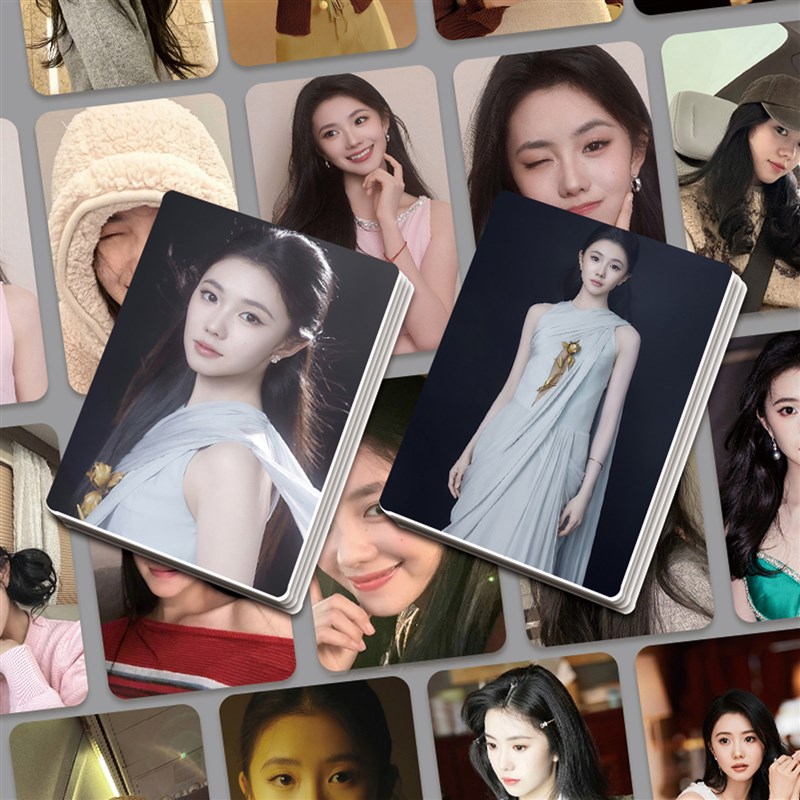 速发莎头自印小卡乒乓球运动员小卡55张套装精美铜版印刷收藏卡片